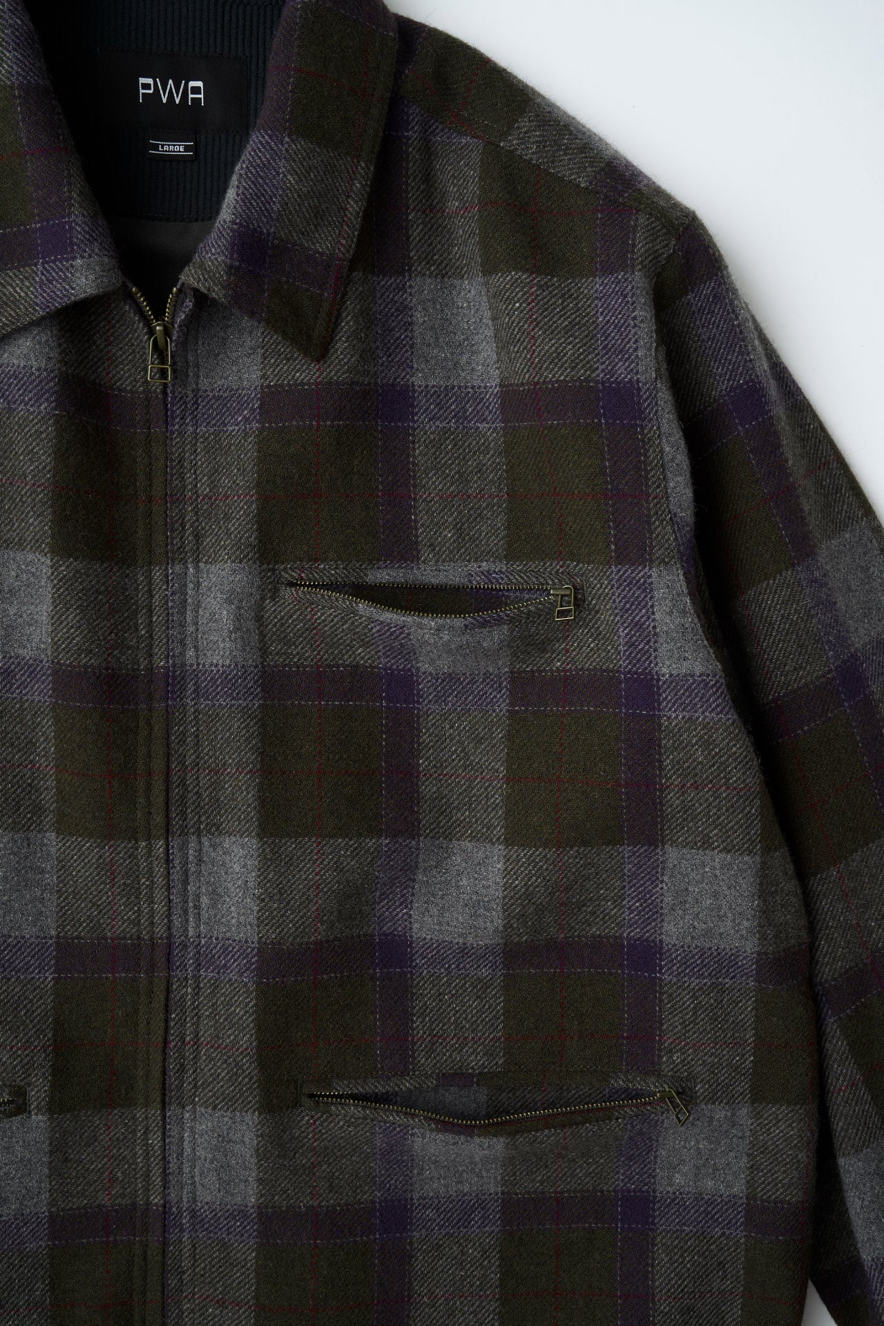 REFINE-WOOL CHK DRIZZLER