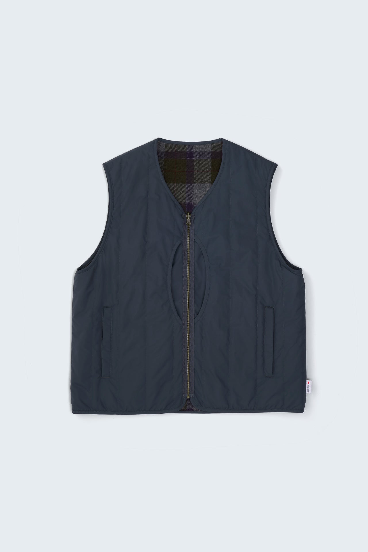 REFINE-WOOL CHK RV VEST