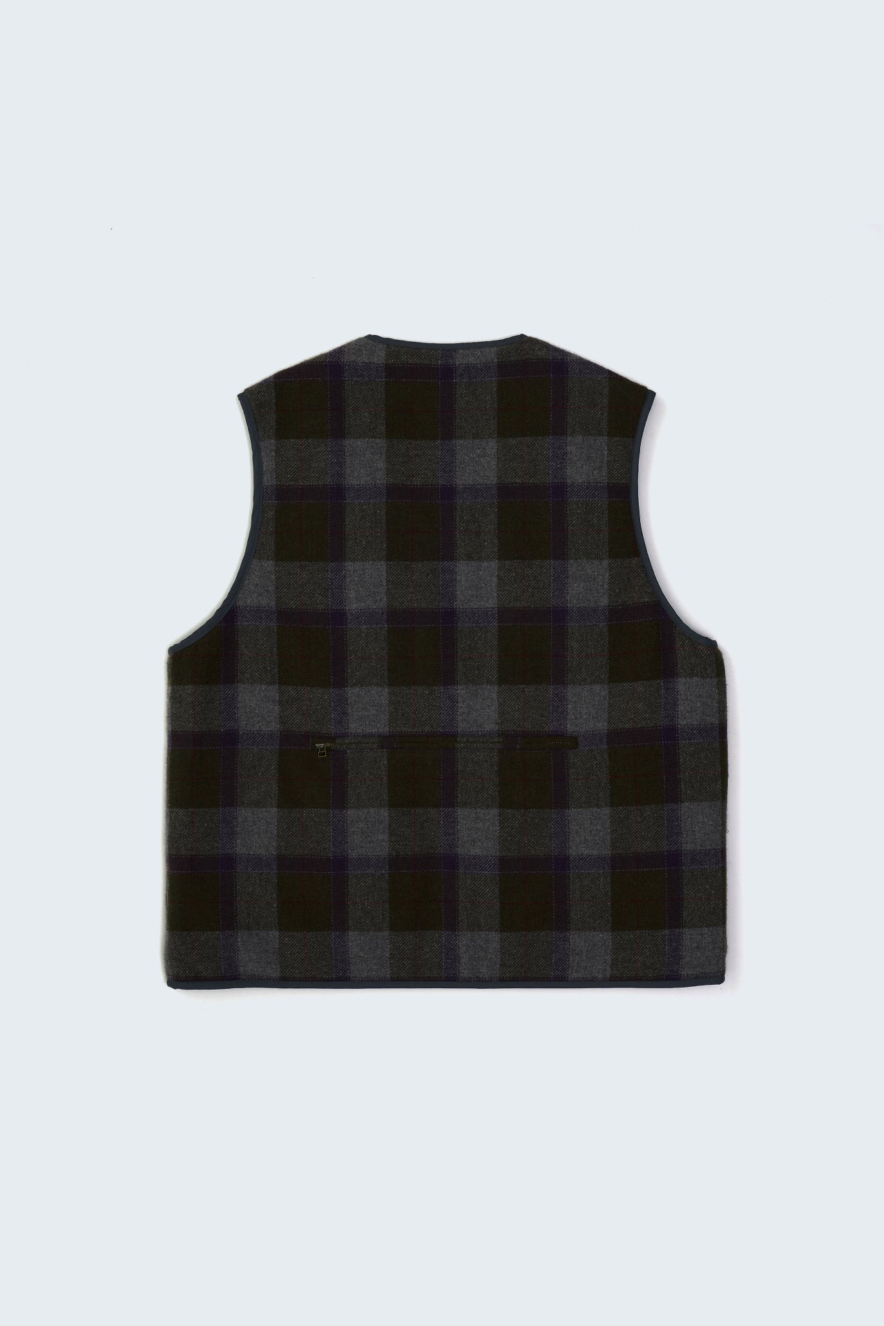 REFINE-WOOL CHK RV VEST