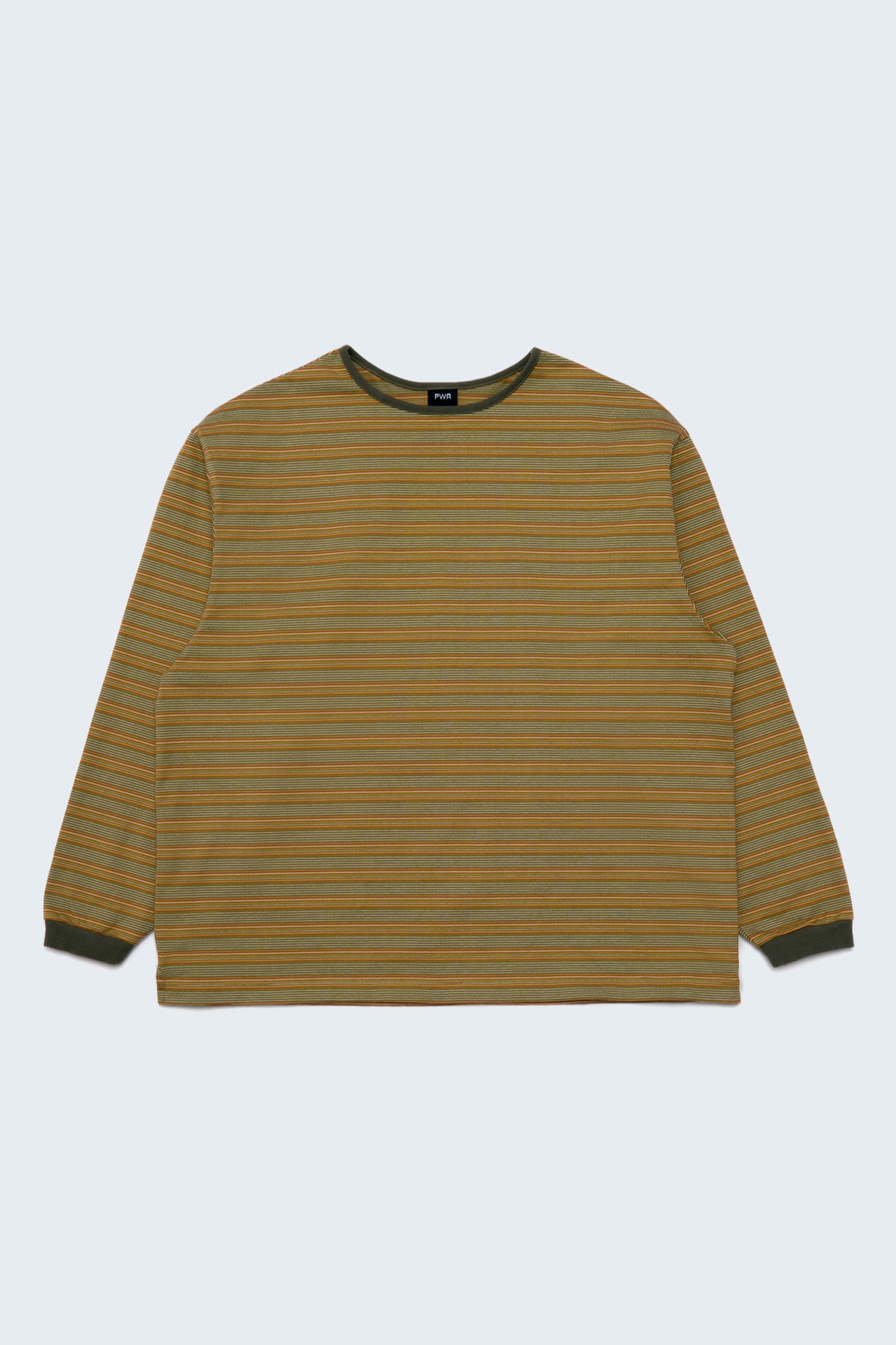 PWA STRIPED PIPING L/S TEE CLOUD ボーダー PWA STRIPED PIPING L/S TEE / CLOUD - used&vintage box Hi-smile