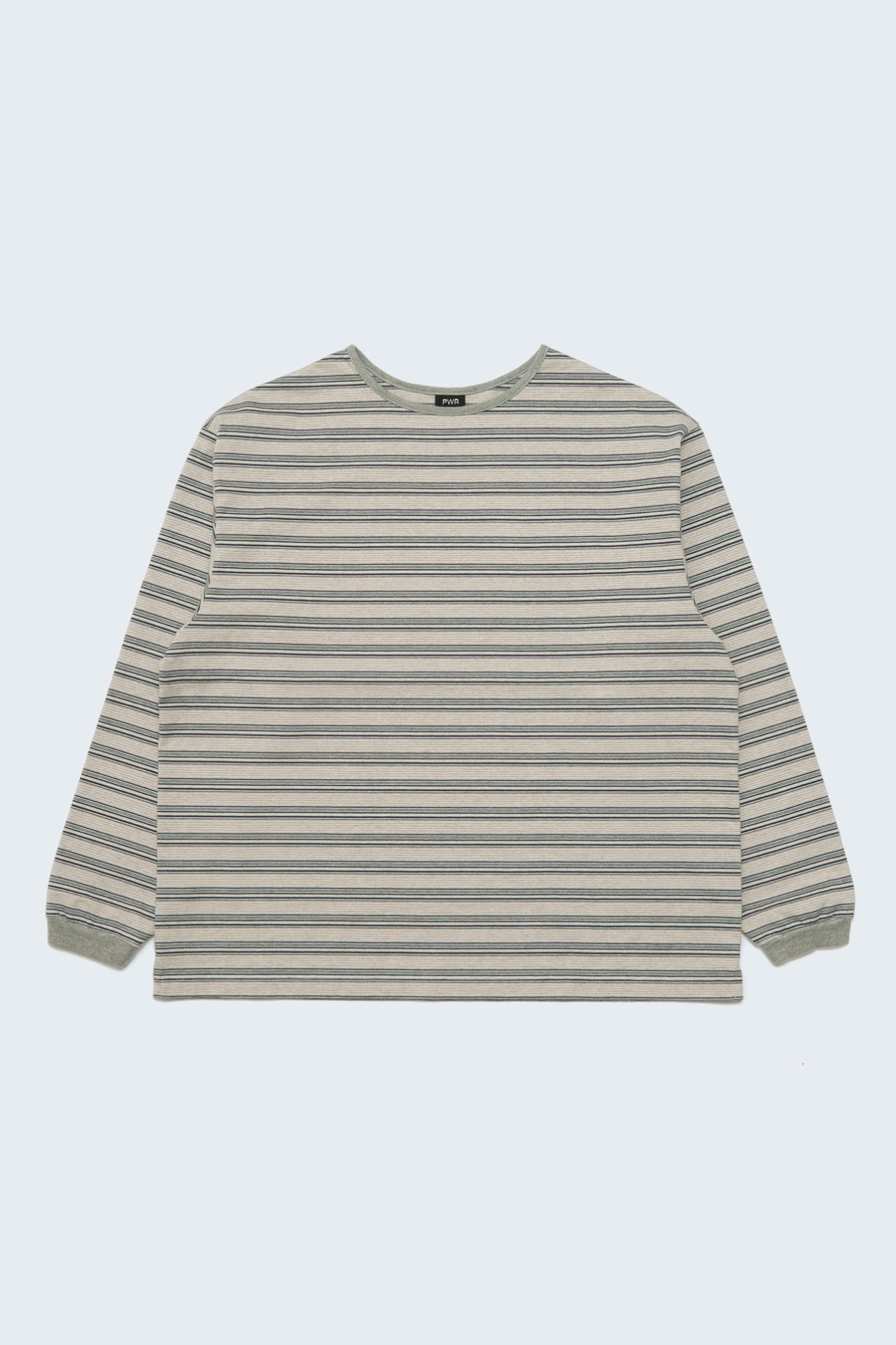 トップス PWA STRIPED PIPING L/S TEE STRIPED PIPING L/S TEE[CLOUD] | 1LDK (ワンエルディーケー