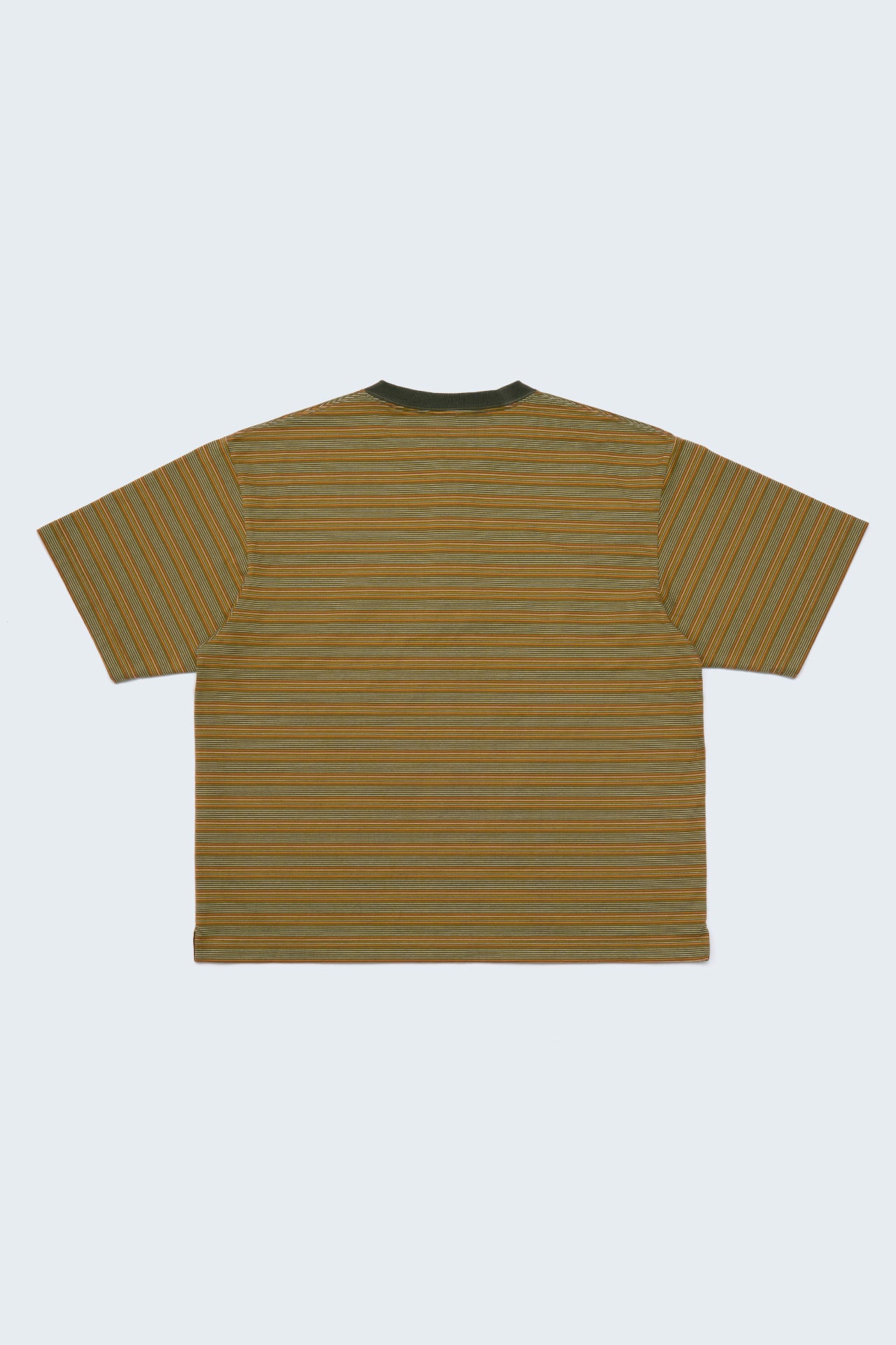 STRIPED HENRYNECK S/S TEE