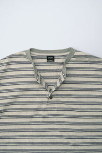 STRIPED HENRYNECK S/S TEE